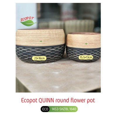 Ecopot QUINN round flower pot